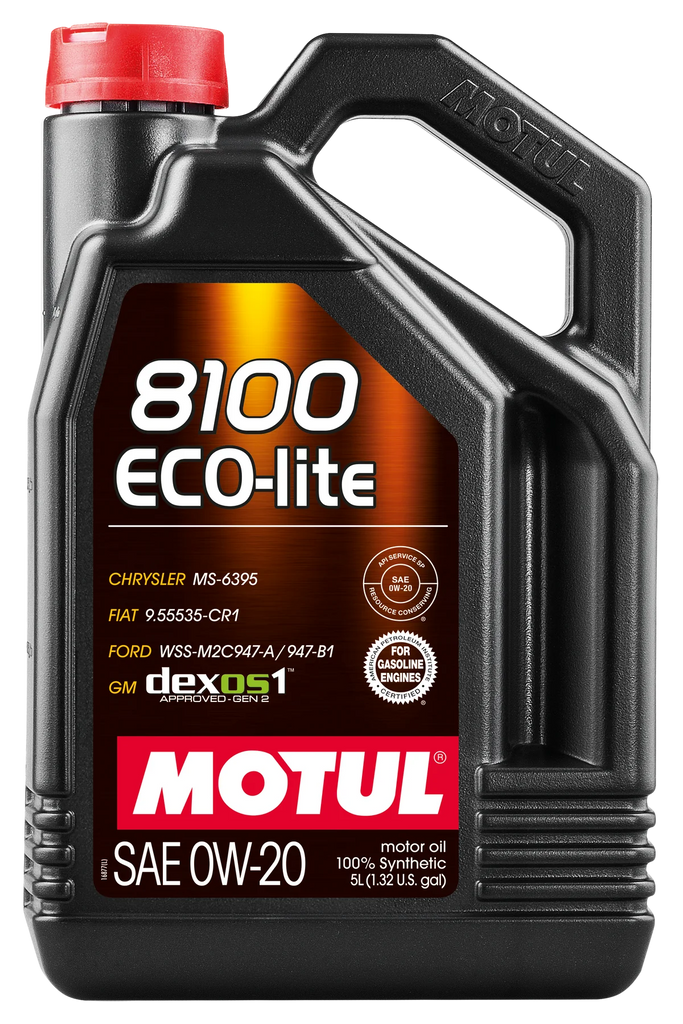 Motul 108536 8100 ECO-LITE 0W20 5L